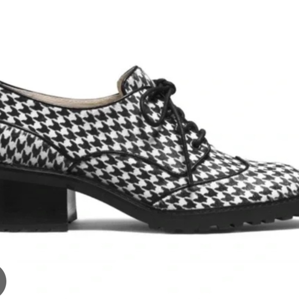 MICHAEL Michael Kors Houndstooth Women's Lace-Up Shoes 9M Vivia